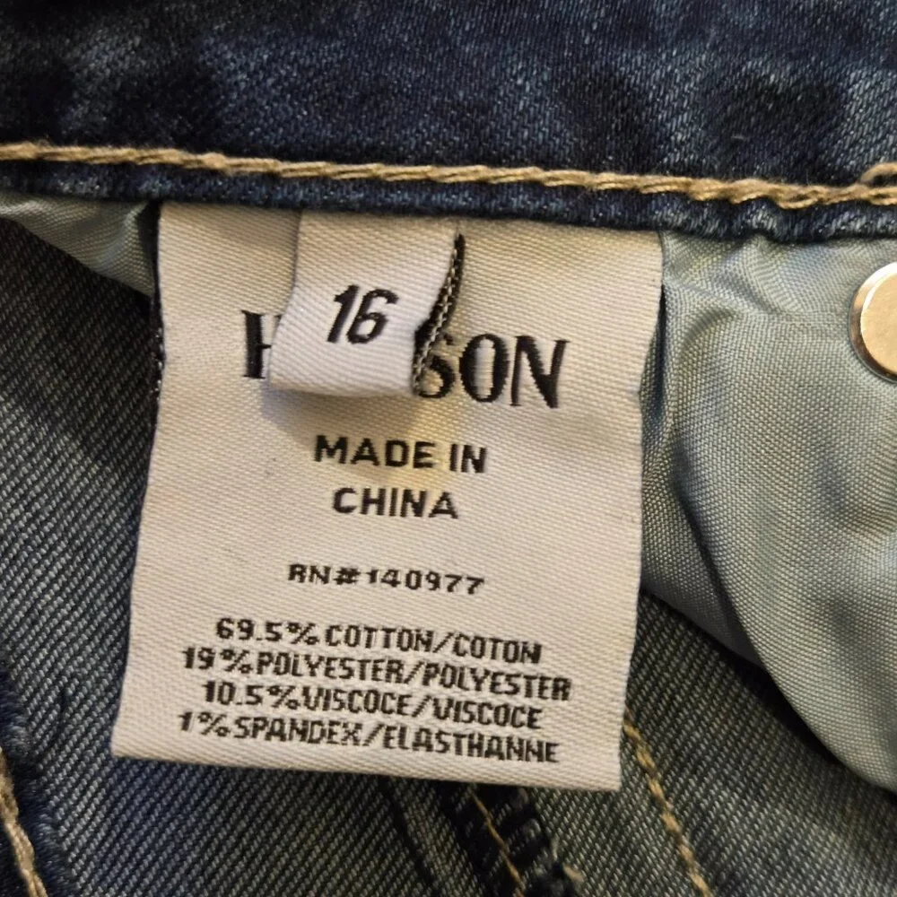 Hudson Kids Girls Jean Shorts Size 16 KIDS 2.5